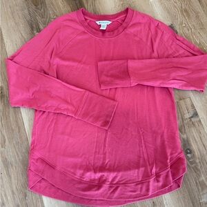 Athleta Pink Long Sleeve Tee